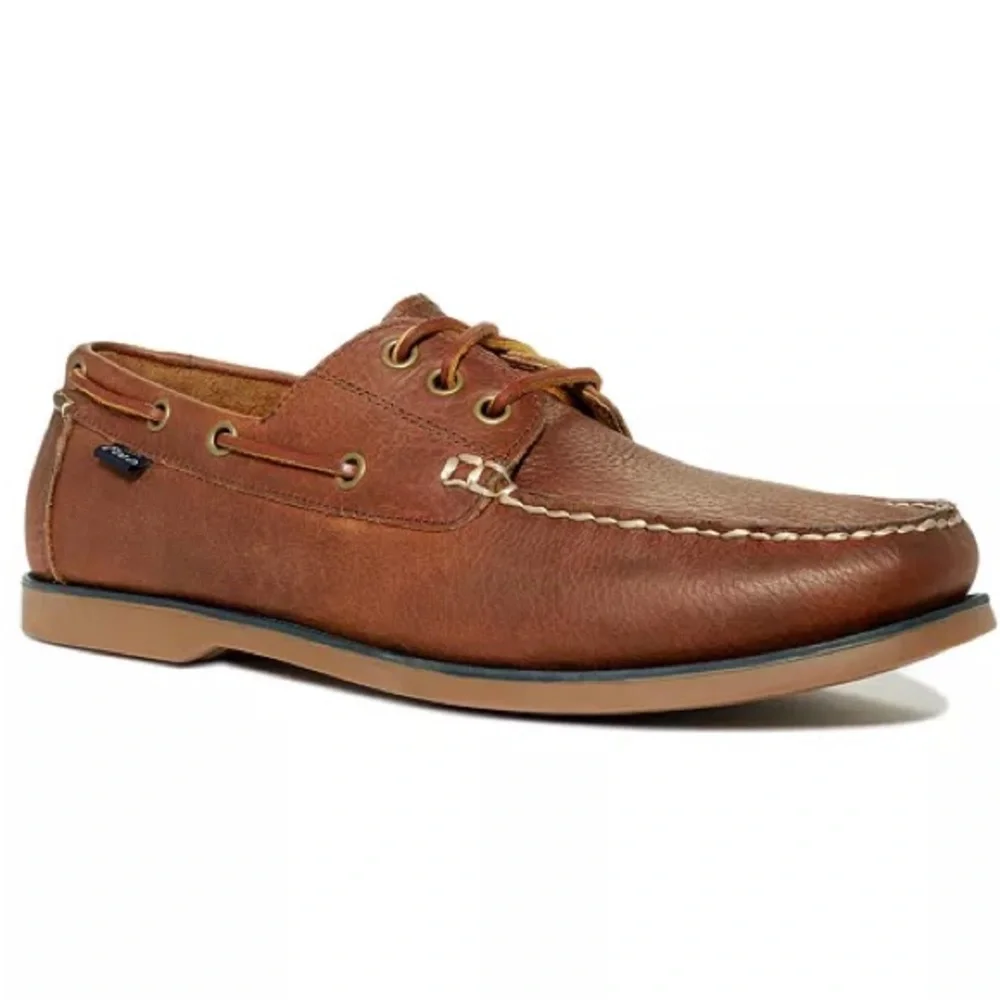 NWOB Polo Ralph Lauren Bienne Tumbled Leather Boat Shoes